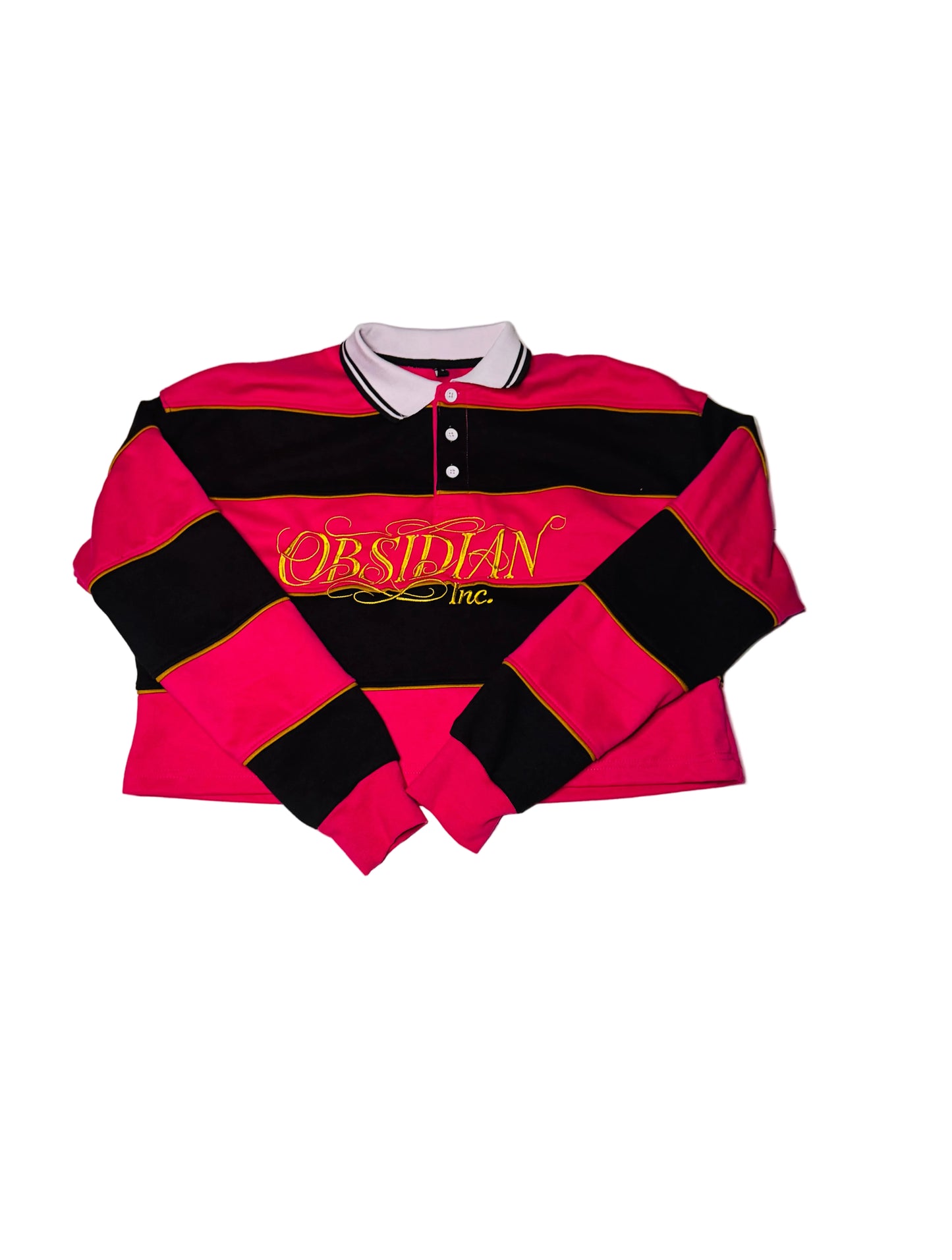 Women’s cropped Obsidian polo