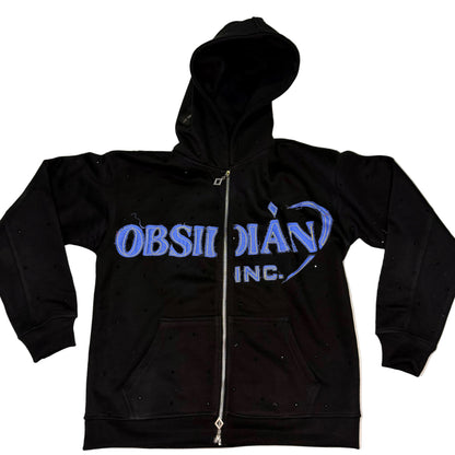 Obsidian Zip-Up Hoodies
