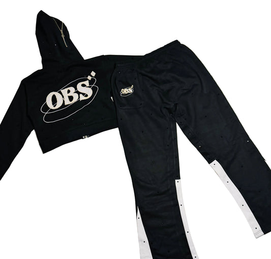 Women's Pearl White Obsidian Tracksuit