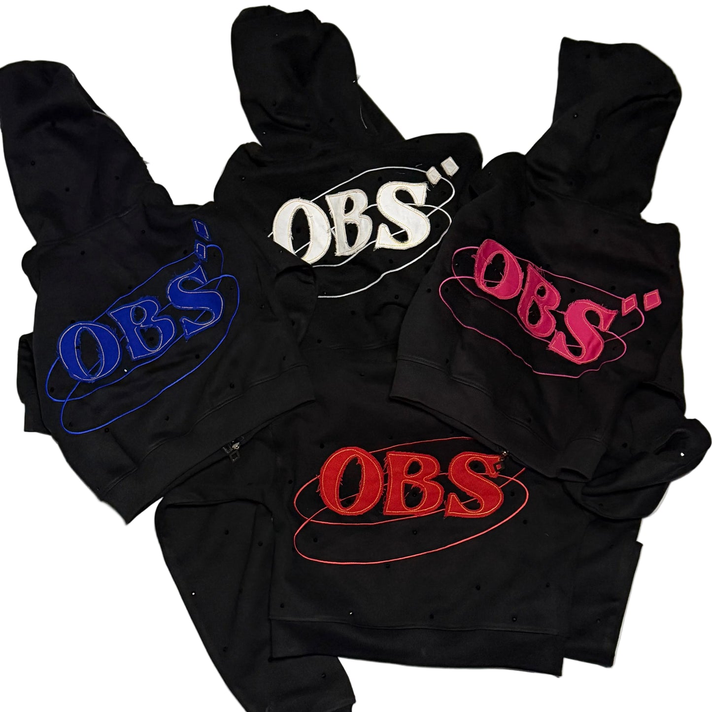 Obsidian Zip-Up Hoodies