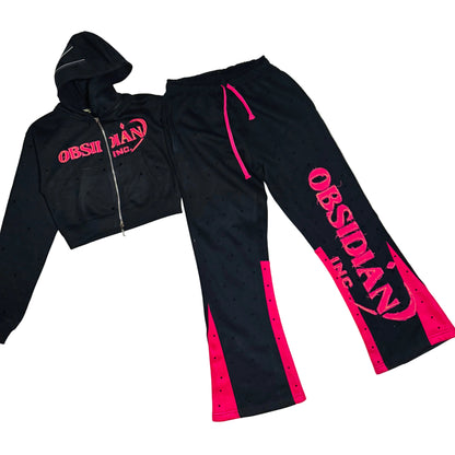 Women's Pink Obsidian Tracksuit