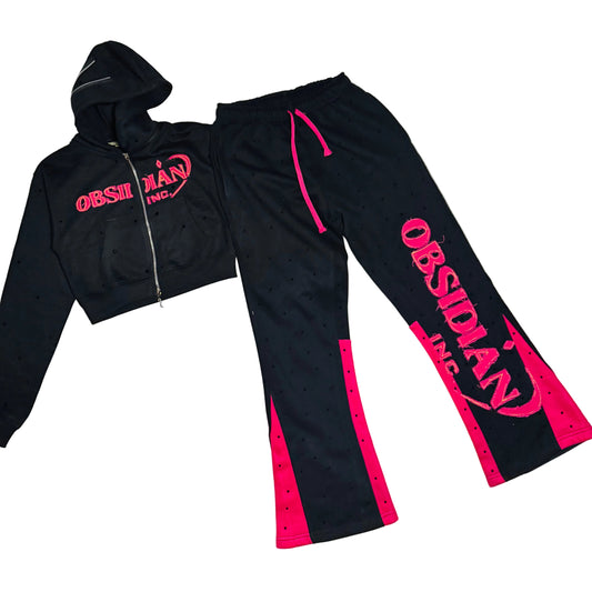 Women's Pink Obsidian Tracksuit