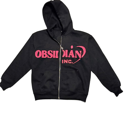 Obsidian Zip-Up Hoodies