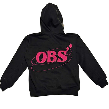 Obsidian Zip-Up Hoodies
