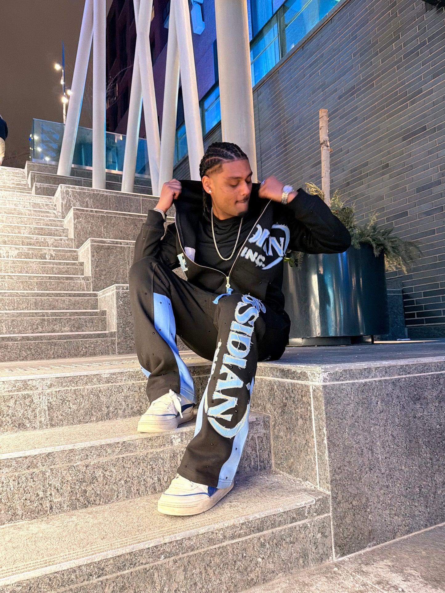 Midnight Blue Obsidian Tracksuit
