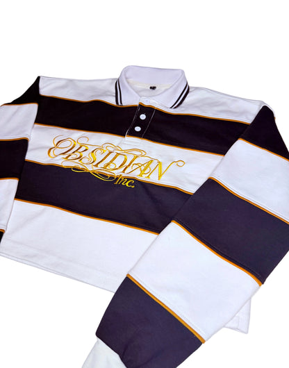 Women’s cropped Obsidian polo