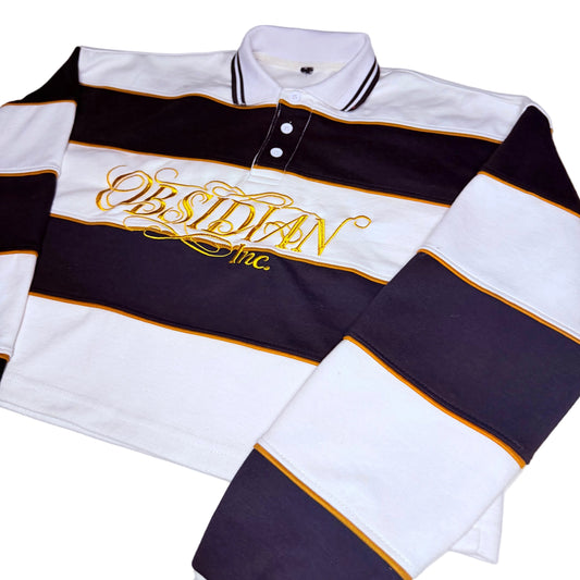 Women’s cropped Obsidian polo