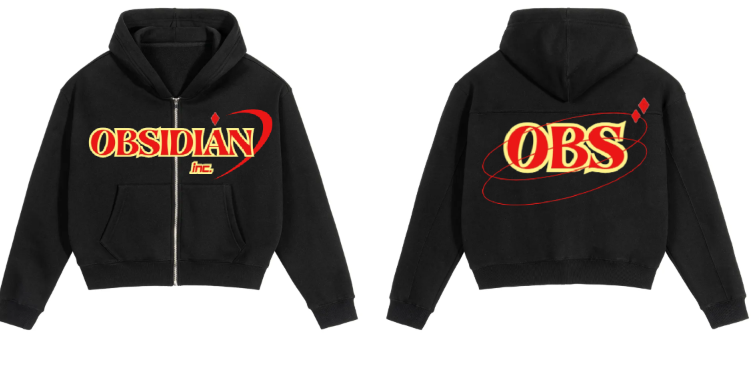 Pre-Order Obsidian Zip-Up Hoodies